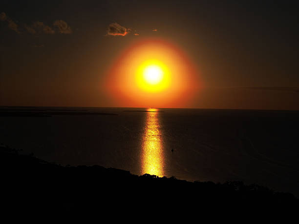 Sunset in Plantation Key in the Florida Key with Boats, Docks and iconic sunsets.