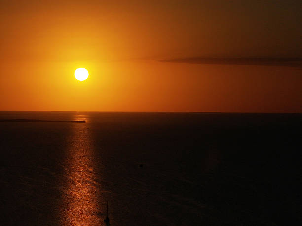 Sunset in Plantation Key in the Florida Key with Boats, Docks and iconic sunsets.