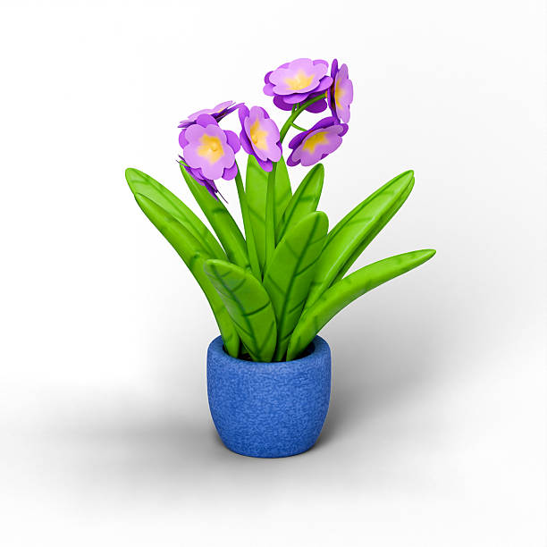 A captivating close-up of a vibrant purple flower arrangement in a stylish pot perfect for home decor.