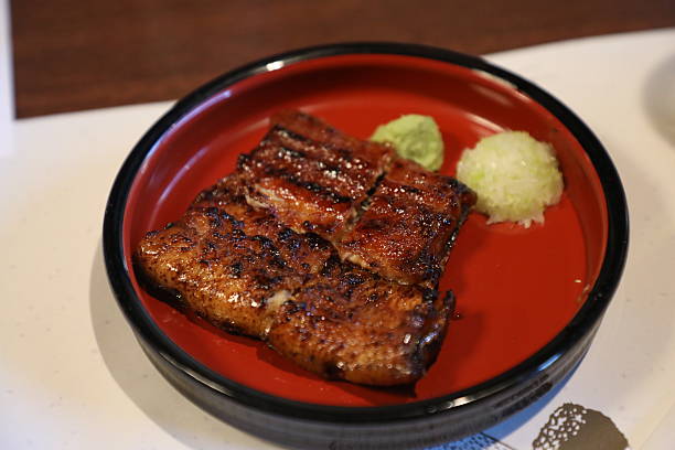 Close up to Japanese Eel Unagi