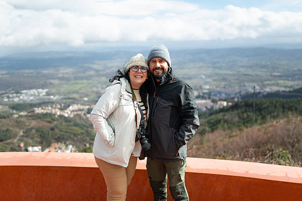Tourism in the Serra da Estrela in Covilhã, Castelo Branco, Portugal