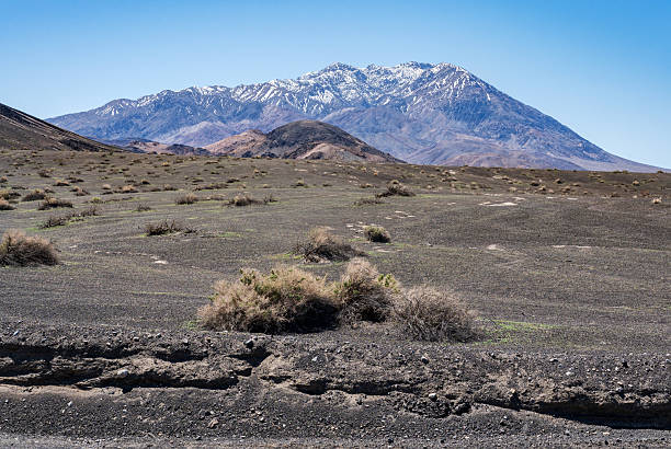 The road up to Ubehebe Crater in Death Valley National Park in California.