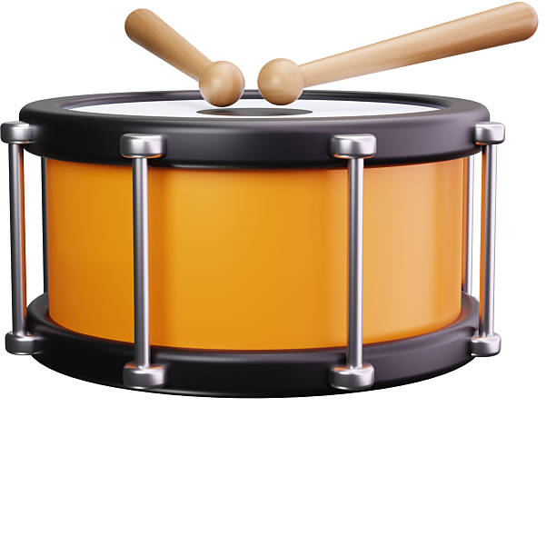 3D illustration of a drum used for carnival music, parades, and performances