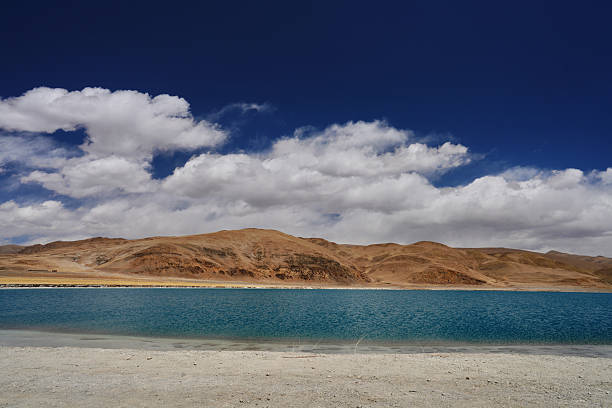 Pangong Lake, the highest saltwater lake in the world