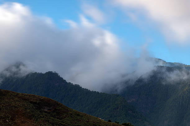 Mountain cloudscape in La Palma, Canary Islands, Spain, Europe.