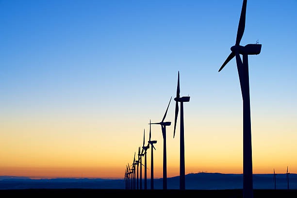 Wind turbine generators for sustainable electrical energy production at sunrise