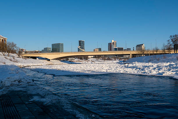 Double bridge in the Montreal borough of LaSalle.