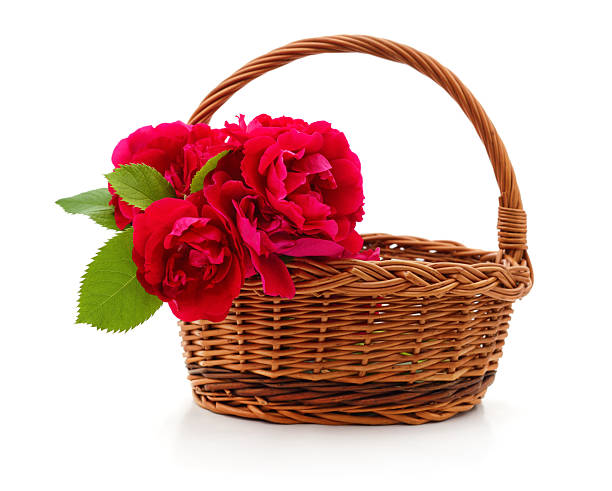 Beautiful Red Rose Bouquet In A Vase At Flower Shop