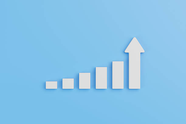 istock Business Growth Chart with Up Arrow 2260945634