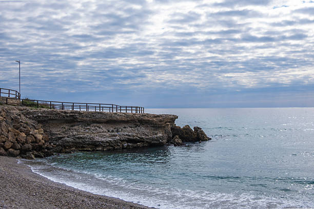 Nerja Coastal Cliff Promenade View.
