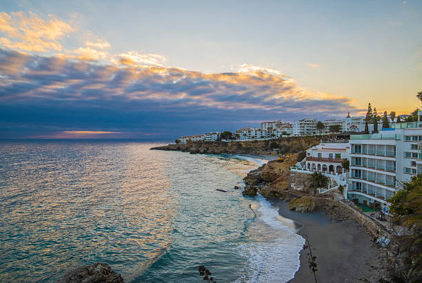 Seaside Hotel Sunset in Malaga, Spain