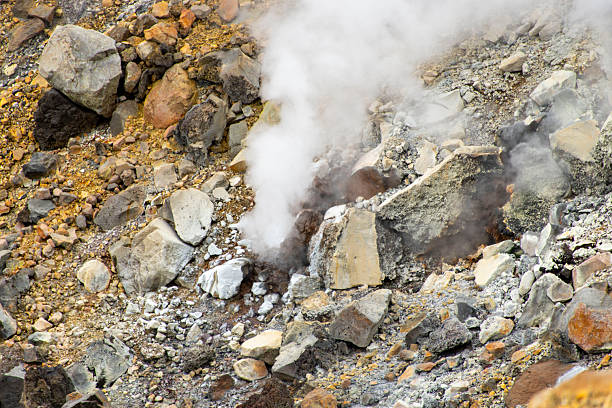 Steam Vent at Tongariro Alpine Crossing - New Zealand