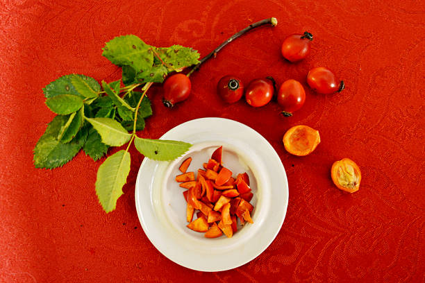Rosa canina tea or dog rose tea is a healthy tea with a lot of vitamin c