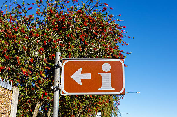 White blank sign on a forest background.