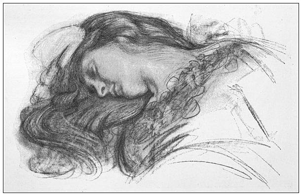 Image from 19th Century Art Illustrated Magazine: Woman study by Harold Speed