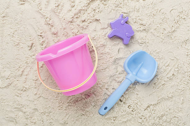 Sand toys for kids at the beach