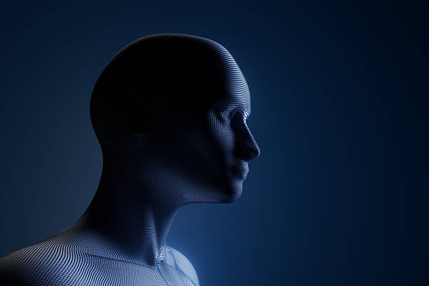 istock 3D model of a human figure in side profile rendered with lines on a dark background 2261194216