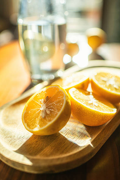 Lemons and a glass of water