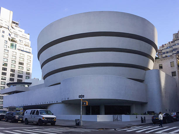 New York City, New York, United States - October 30, 2017: The Solomon R. Guggenheim Museum of modern and contemporary art