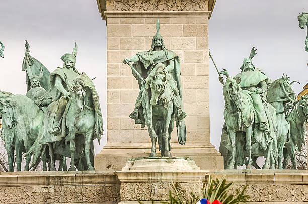 Heroes' square in Budapest, Hungary. Budapest is the capital and most populous city of Hungary and one of the largest cities in the European Union. Budapest has a lot of attractions, Every year a lot of tourist visit Budapest.