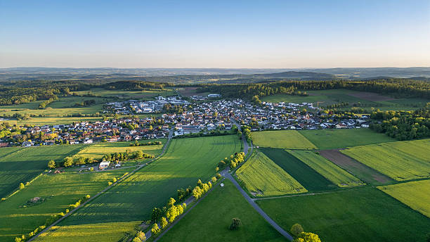 Small village at Westerwald, Germany