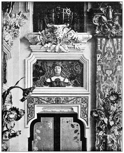 Image from 19th Century Art Illustrated Magazine: Decoration, Brasserie Pousset, by M Niermans