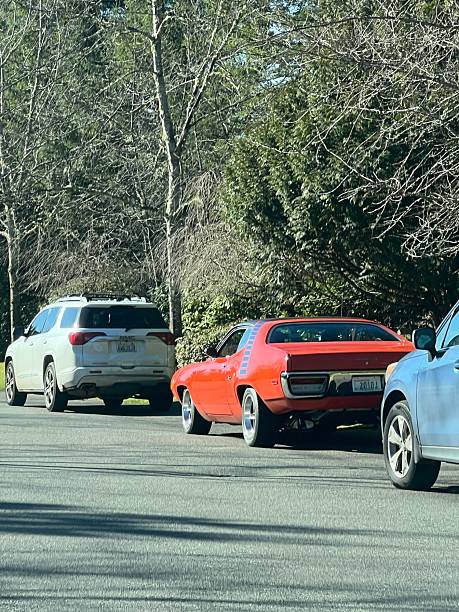 Seattle, WA, USAFebruary 11, 2026Plymouth Road Runner parked on the side of the road