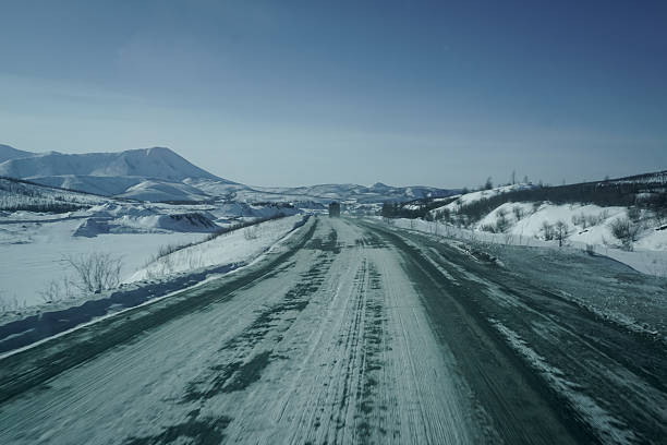 The Kolyma Highway in winter