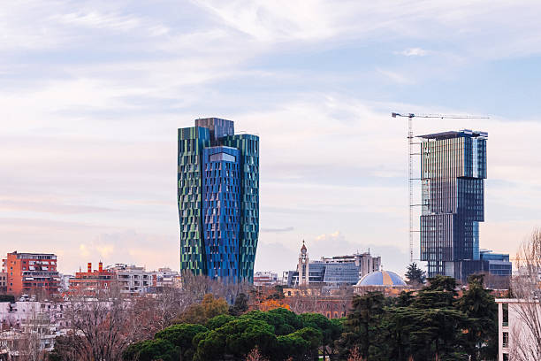 Tirana sunset view, Albania