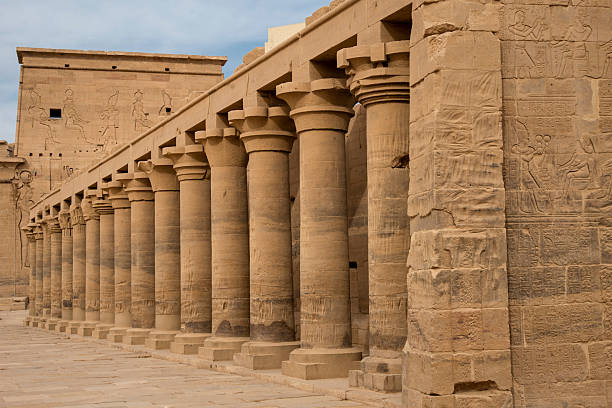 Philae Temple of ISIS on Agilkia Island in Lake Nasser, Aswan, Egypt