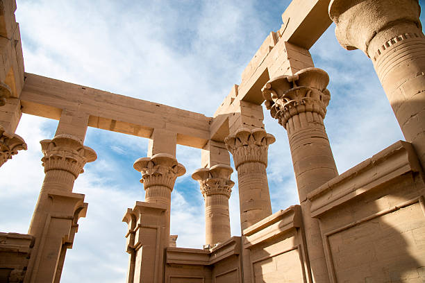 Philae Temple of ISIS on Agilkia Island in Lake Nasser, Aswan, Egypt