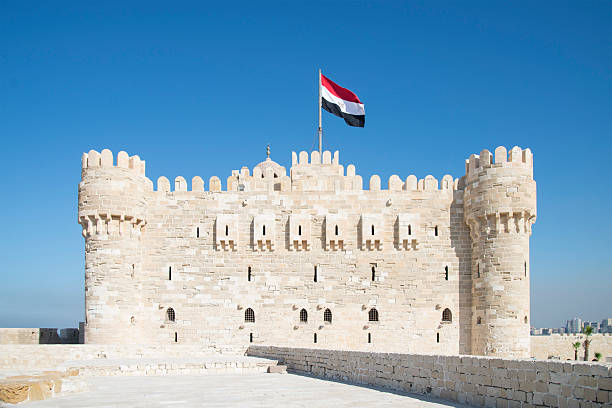 Free picture: The Citadel of Qaitbay, a majestic medieval fortress ...