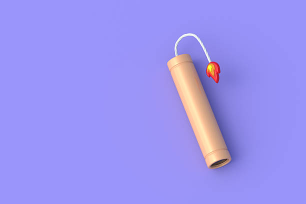 Silhouetted Pineapple Grenade surrounded by flames.