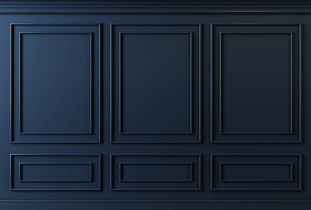 istock Extra large background arch wooden cabinet wall 2261445384