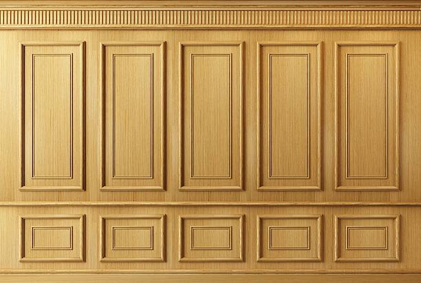 istock Extra large background arch wooden cabinet wall 2261445493