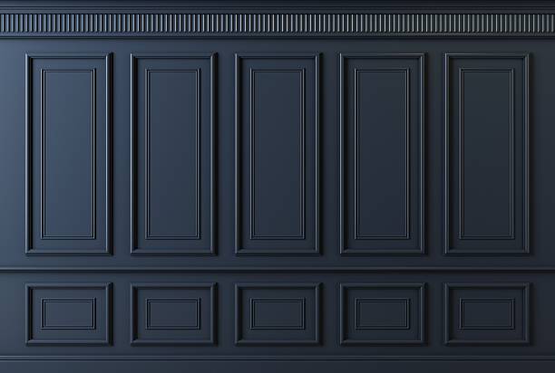 istock Extra large background arch wooden cabinet wall 2261445545
