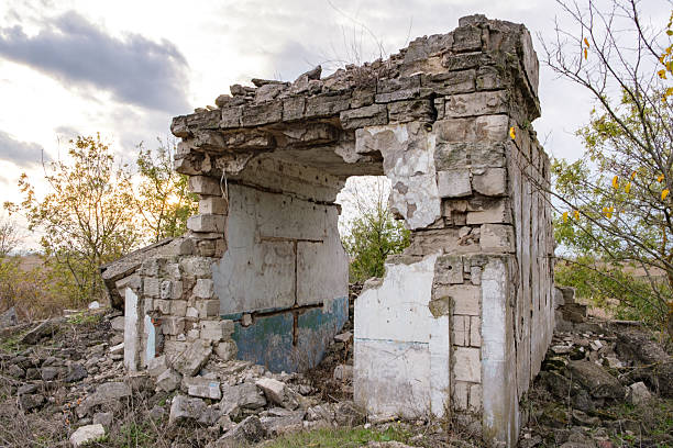 ruins of an old building