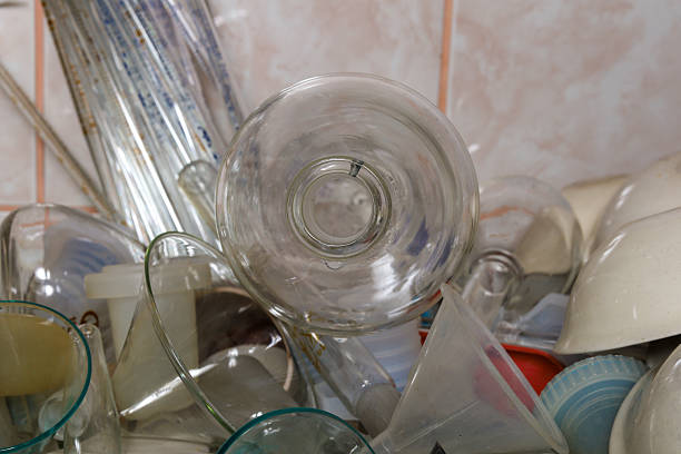 Glass and plastic chemical glassware