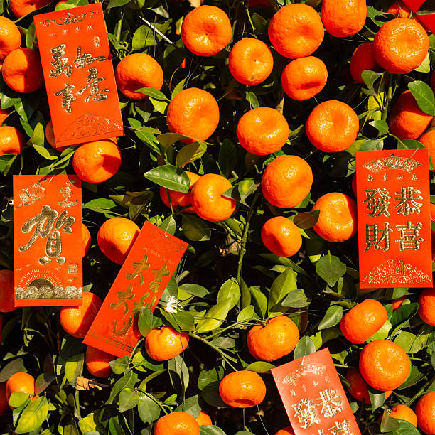 Red envelopes and kumquats