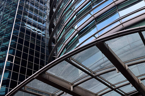 Shanghai, Abstract, Architecture, Backgrounds, Blue