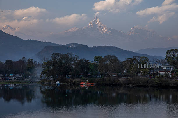Pokhara Nepal cityscape
