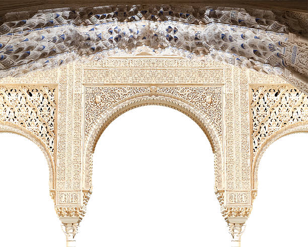 Architectural detail of Mosque Hassan II in Casablanca