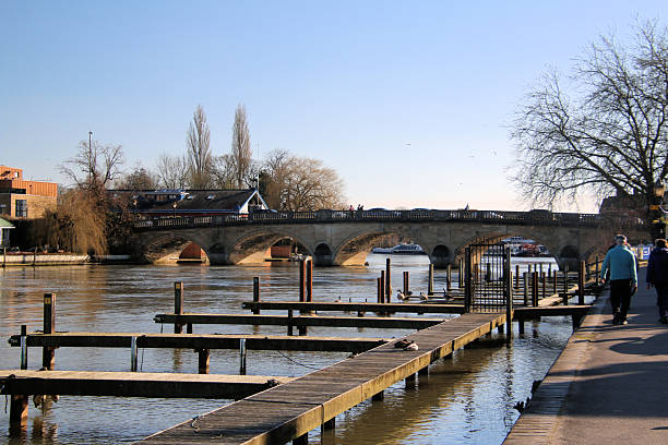 Richmond Bridge over River Thames