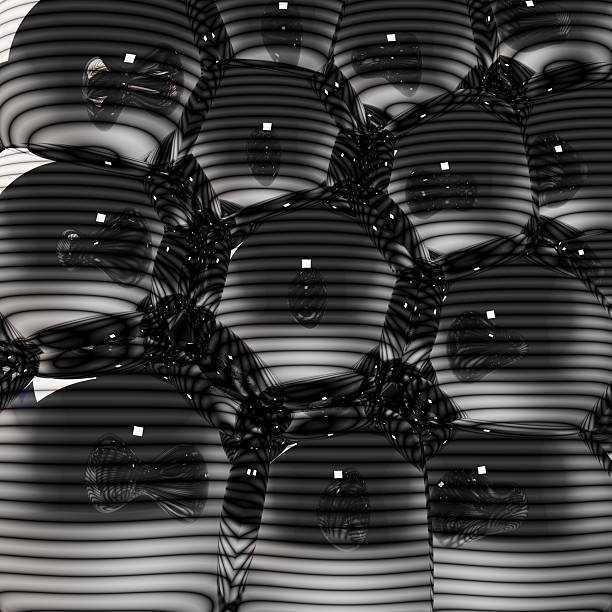 3d striped glass abstract background