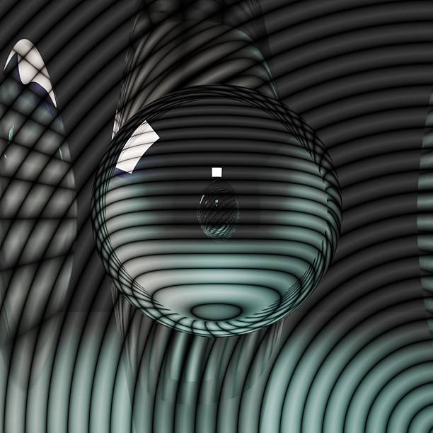 3d striped glass abstract background