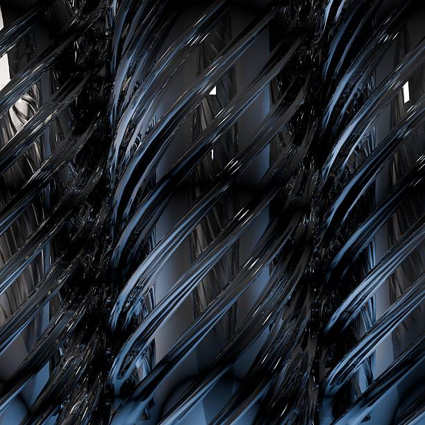 3d abstract glass spiral background