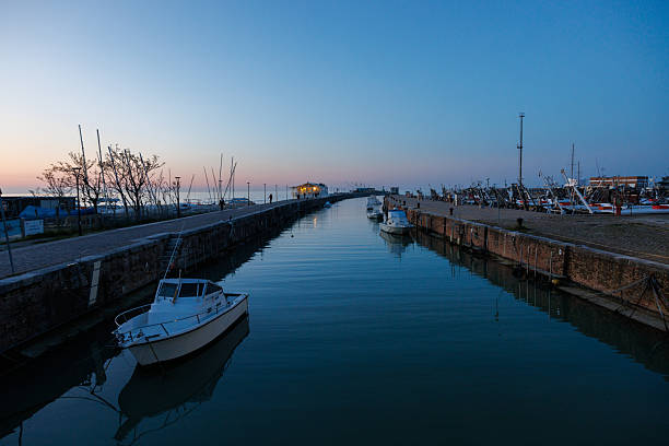 The coast of Adriatico sea at Fano