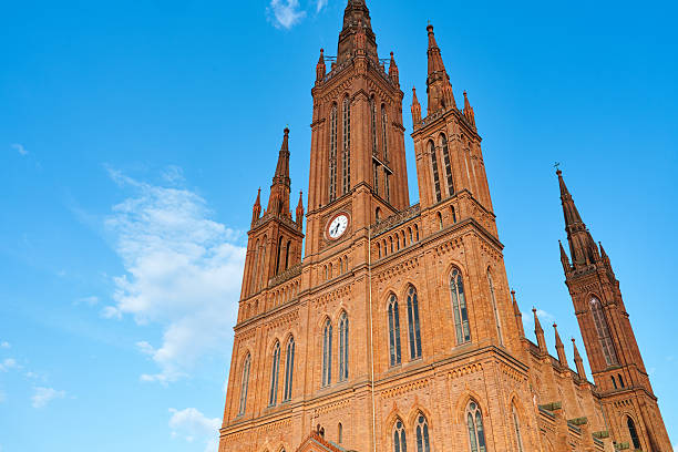 Marktkirche, the largest Protestant church in Wiesbaden. Hessen. Germany.