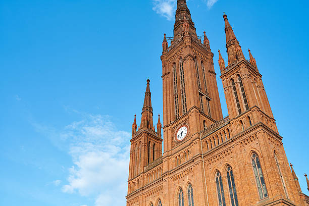 Marktkirche, the largest Protestant church in Wiesbaden. Hessen. Germany.