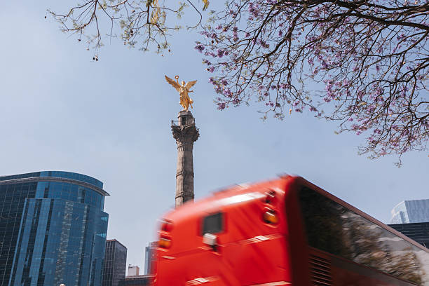 Independence monument at Paseo de la Reforma